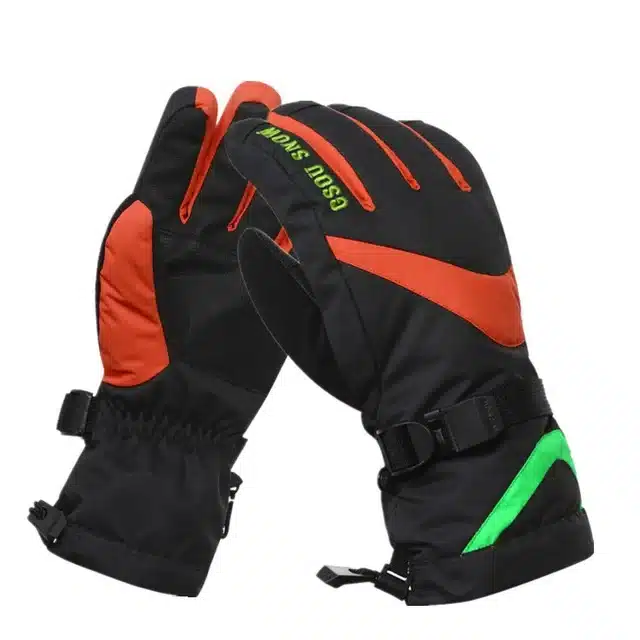 Gsou Snow Outdoor Winter Cycling Ski Gloves Men Waterproof Thermo Snow Gloves Guantes Nieve Snowboard Gloves Camouflage 11