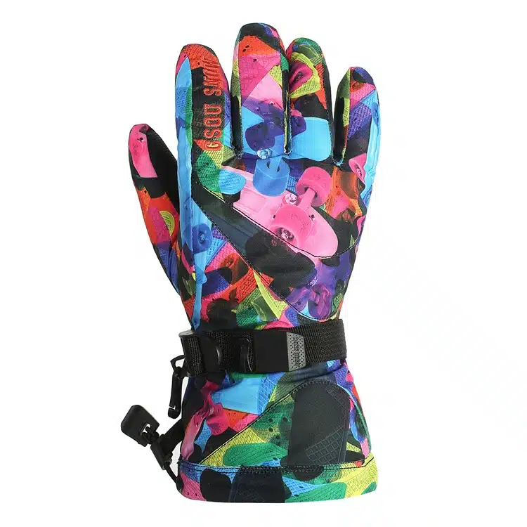 Gsou Snow Outdoor Winter Cycling Ski Gloves Men Waterproof Thermo Snow Gloves Guantes Nieve Snowboard Gloves Camouflage 19