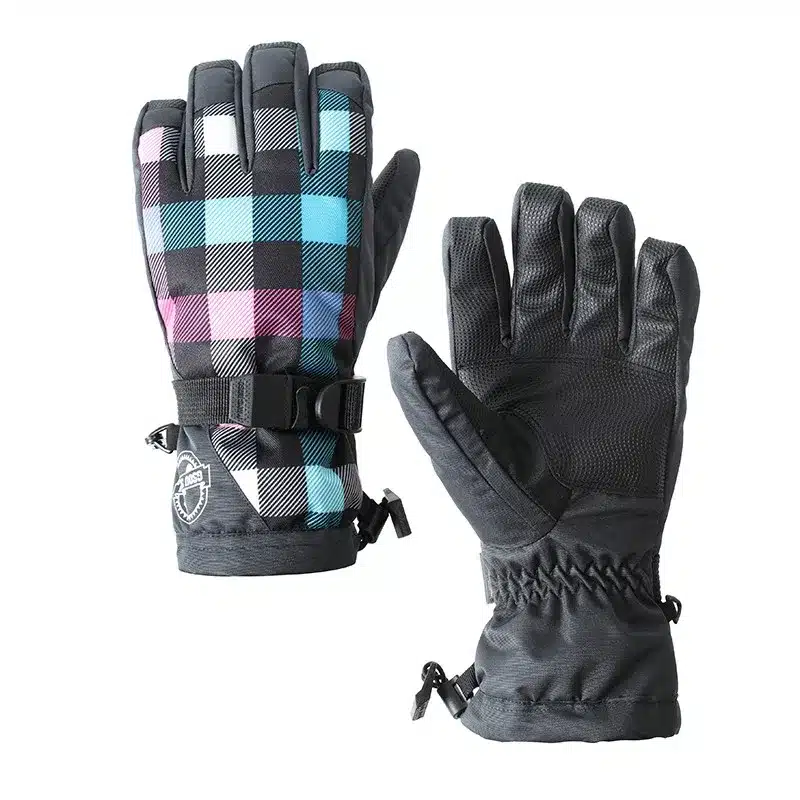 Gsou Snow winter ski gloves women leopard snowmobile snowboard gloves camping ladies mountain skiing gloves gants ski femme 21