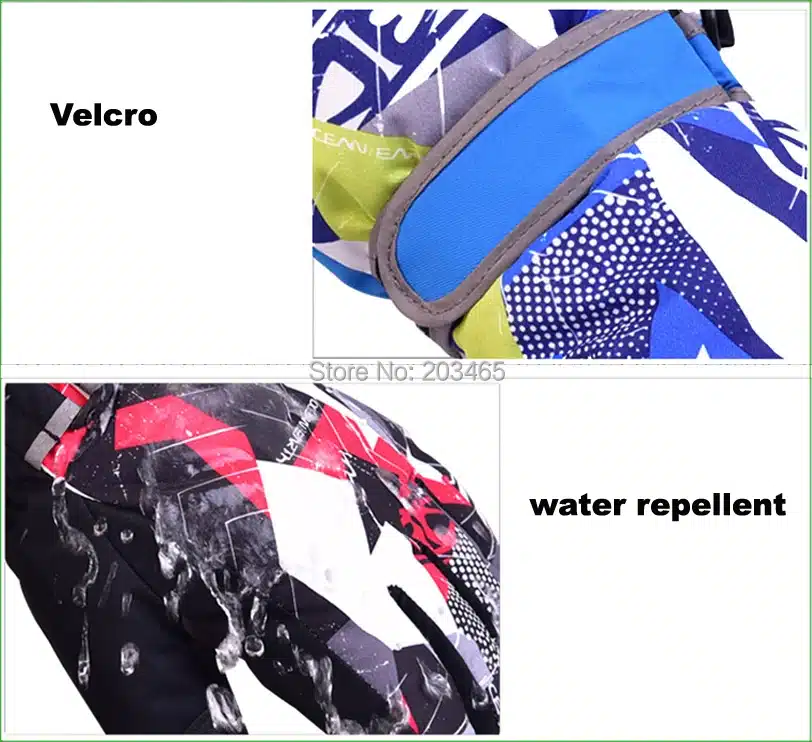 SGN06 Waterproof Snow Gloves Ski Snowboarding Gloves Outdoor Gloves for Men & Women 13