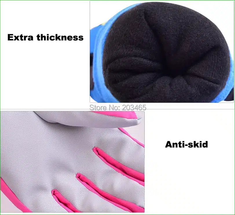 SGN06 Waterproof Snow Gloves Ski Snowboarding Gloves Outdoor Gloves for Men & Women 14