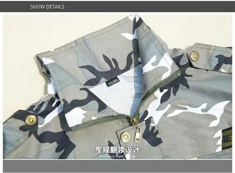 Men's Hunting Clothes Snow Camouflage Suits Outfit US Army Uniforms Military Tactical Combat Clothing Set Multicam Jacket Pants 15