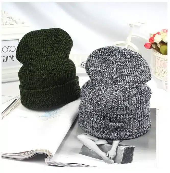 2017 Female Hat Beanies Style Wool Knit Hat Hip Hop Winter Warm Caps For Unisex Snow Cagoule Moto Cap Skullies Bonnet 14