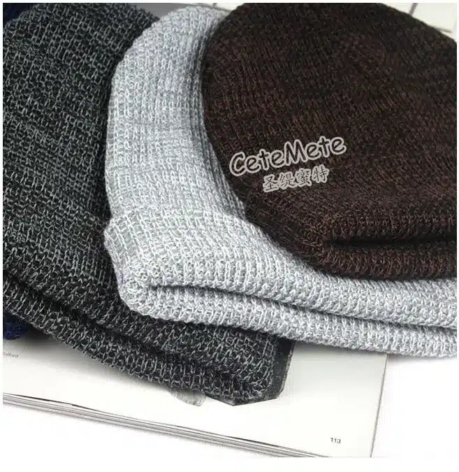 2017 Female Hat Beanies Style Wool Knit Hat Hip Hop Winter Warm Caps For Unisex Snow Cagoule Moto Cap Skullies Bonnet 17