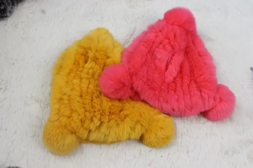 Linhaoshengyue real fur rex rabbit fur Children hat winter warm freeshipping fashion warm 24