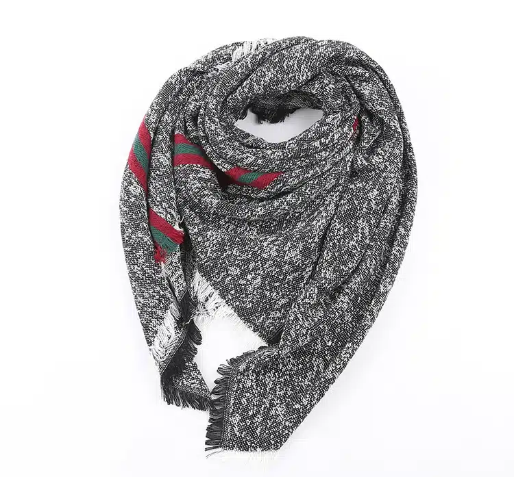 Luxury Brand Autumn Winter Scarf Women Solid Color Stitching Cashmere Blanket Warm Scarves Shawl Large Size Fashion Scarf 17