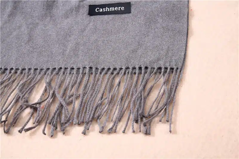 2017 thick women scarf solid warm winter scarves cashmere pashmina lady shawls wraps bandana long soft echarpe foulard cachecol 30