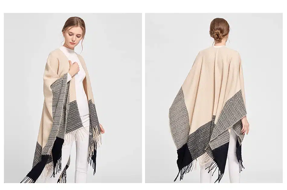 Women Scarves Shawls Winter Warm Scarf Luxury Brand Soft Fashion Thicken Plaids Pareo Wraps Blankets Wool Cashmere Cloaks Stoles 14