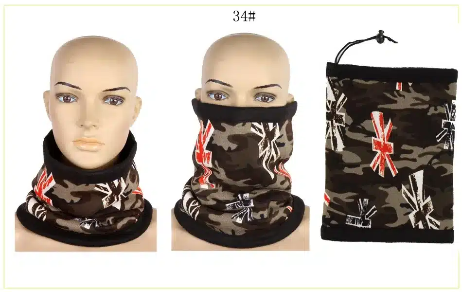 Unisex Women Men Magic Scarf Winter Bufandas Cuellos Sports Scarves Snood Neck Warmer Balaclava Bandana Face Mask 29