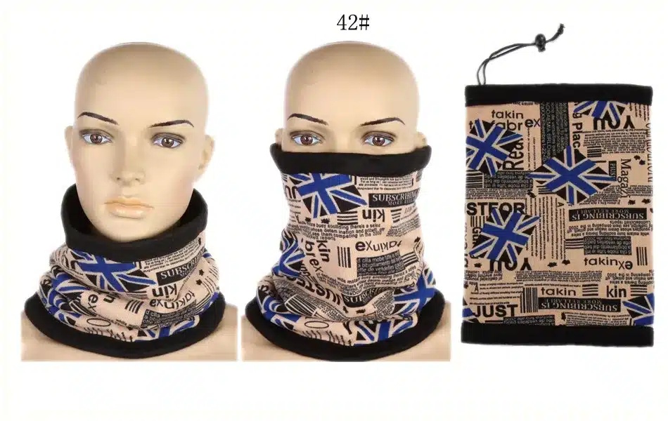Unisex Women Men Magic Scarf Winter Bufandas Cuellos Sports Scarves Snood Neck Warmer Balaclava Bandana Face Mask 37