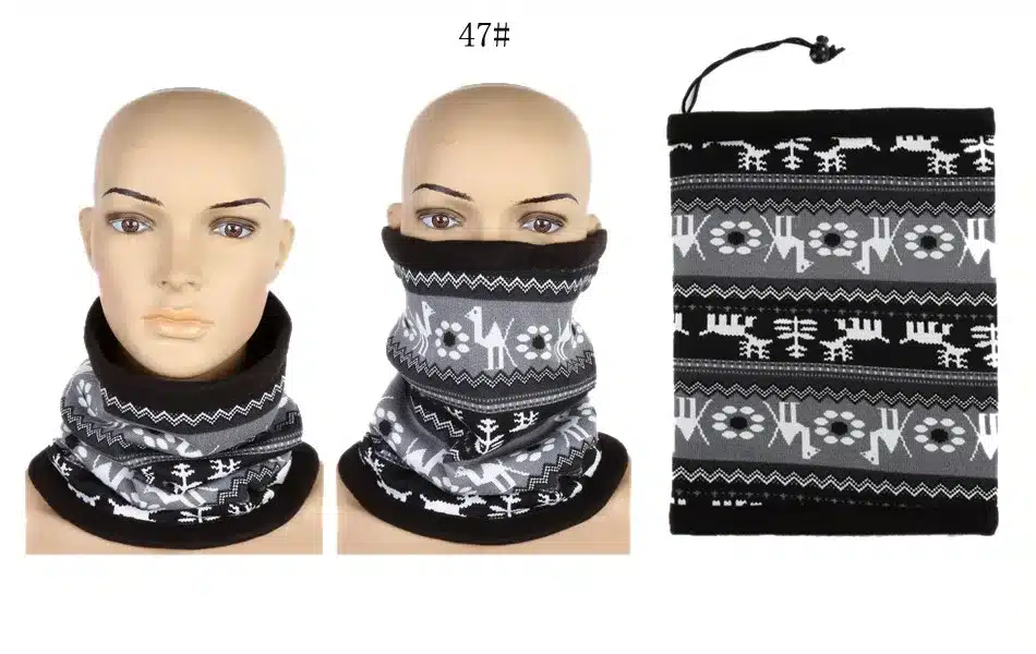 Unisex Women Men Magic Scarf Winter Bufandas Cuellos Sports Scarves Snood Neck Warmer Balaclava Bandana Face Mask 42