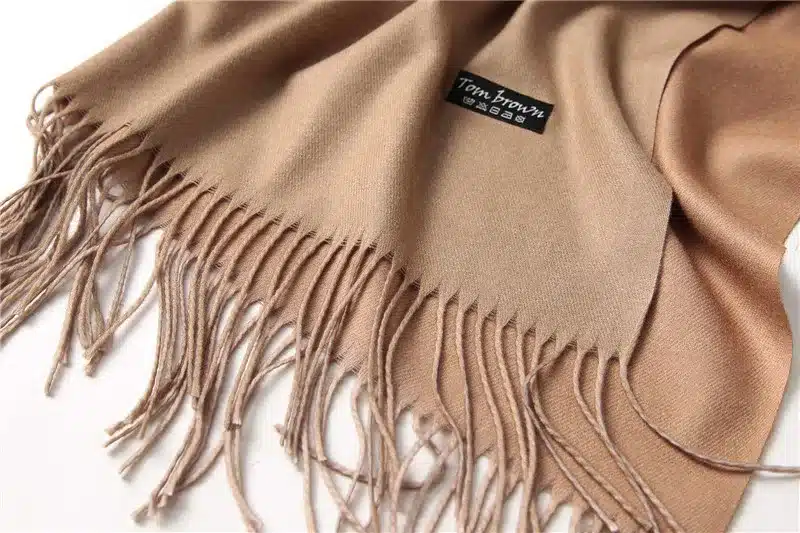 2017 new winter women scarf fashion solid double-side soft cashmere scarves shawls and wraps bandana female foulard Tassel 30