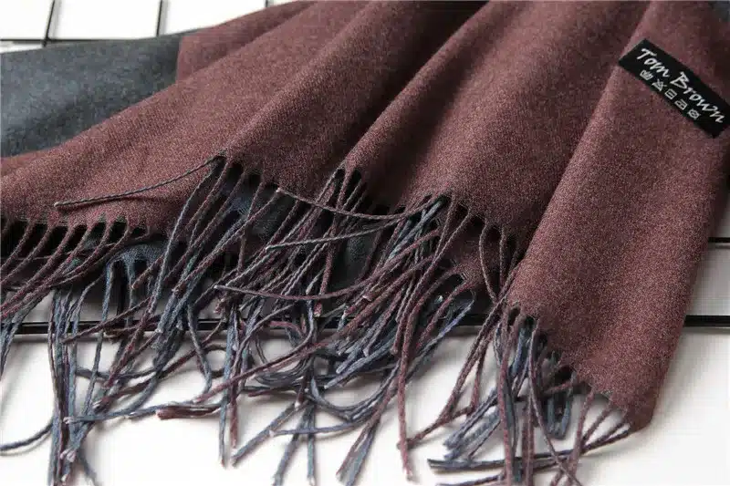 2017 new winter women scarf fashion solid double-side soft cashmere scarves shawls and wraps bandana female foulard Tassel 58