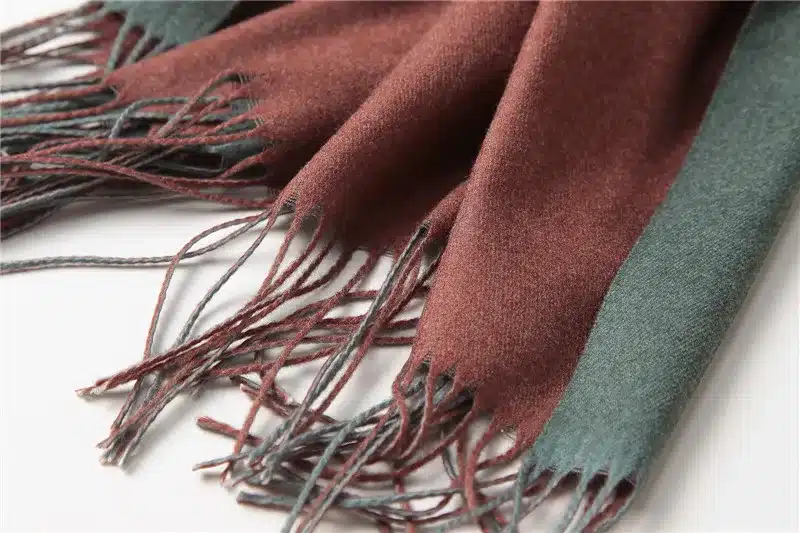 2017 new winter women scarf fashion solid double-side soft cashmere scarves shawls and wraps bandana female foulard Tassel 66