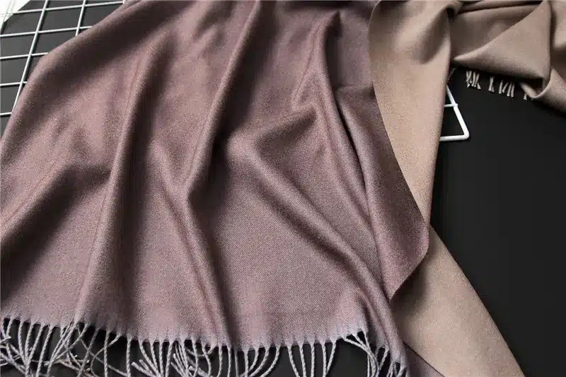 2017 new winter women scarf fashion solid double-side soft cashmere scarves shawls and wraps bandana female foulard Tassel 73