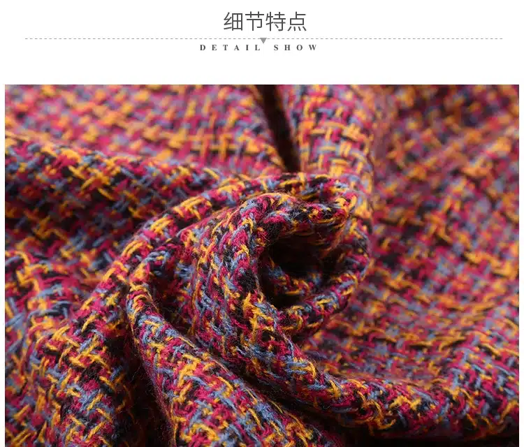 Luxury Brand Autumn Winter Fashion Scarf Women Solid Color Cashmere Warm Scarves Shawl Large Size Fashion Scarf Female 18