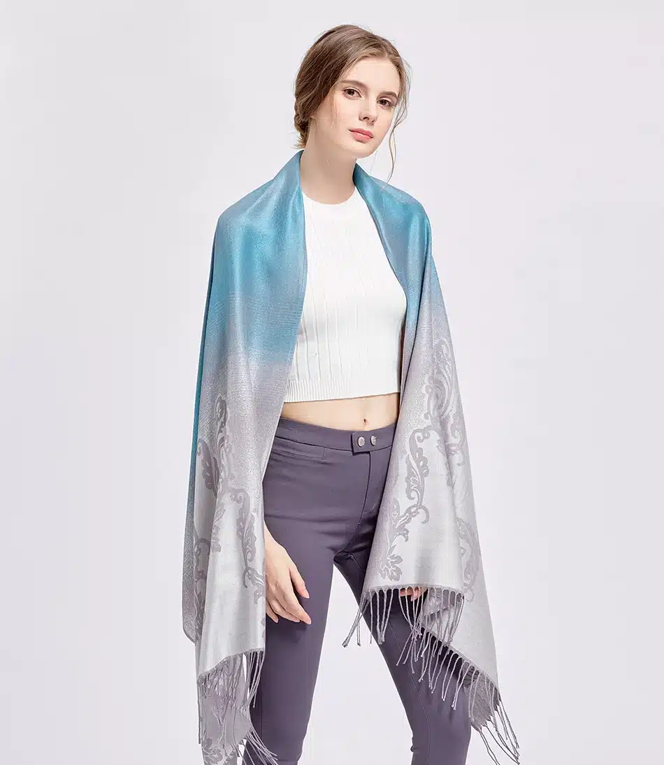 SAN VITALE Scarves Women Shawls Winter Warm Scarf Luxury Brand Soft Fashion Wraps Wool Cashmere Chiffon Islamic Clothing Hijab 13