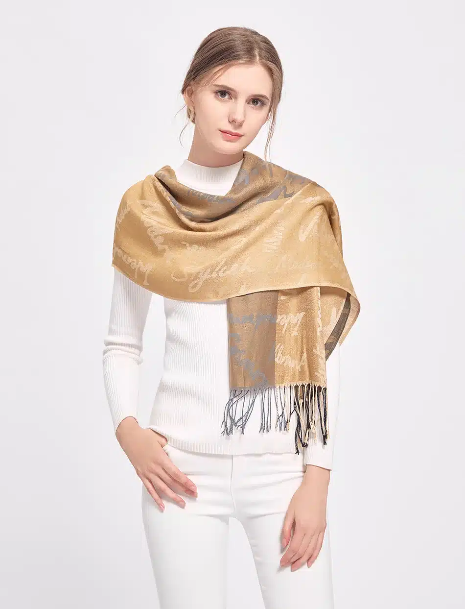 SAN VITALE Scarves Women Shawls Winter Warm Scarf Luxury Brand Soft Fashion Wraps Wool Cashmere Chiffon Islamic Clothing Hijab 28