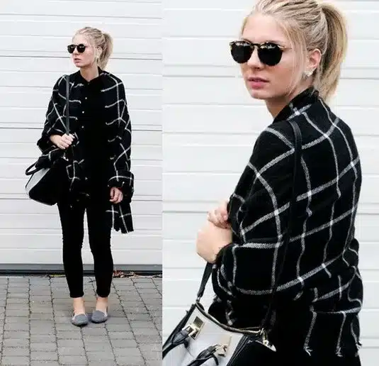 Scarf for Women plaid bufandas mujer 2016 black warm scarf women winter scarves shawls stoles Blanket Scarf Luxury Brand 9