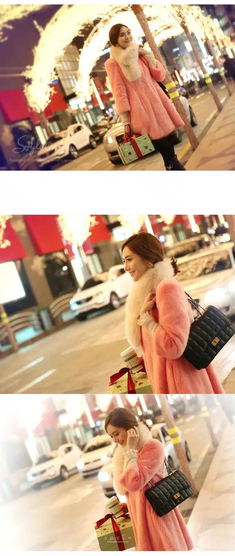 2016 Fashion Fur Scarf, Fur Collar Fox Fur Collar Really Long Winter Female Fox Fur Scarf 3