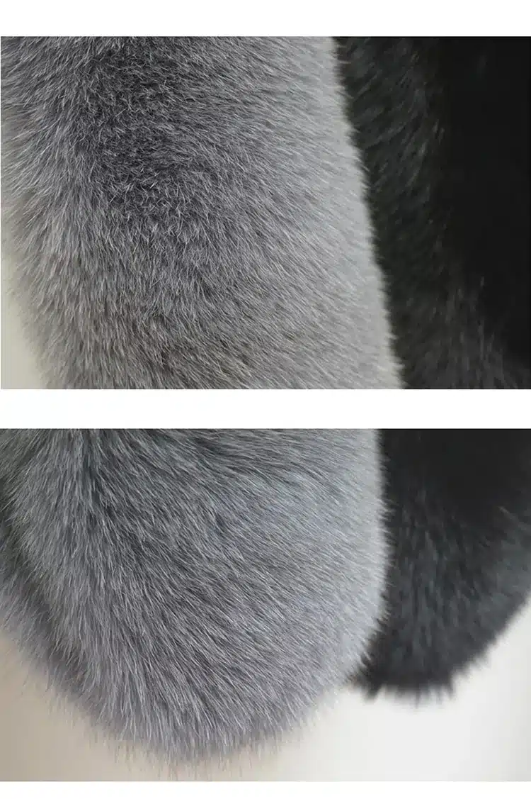 2016 Fashion Fur Scarf, Fur Collar Fox Fur Collar Really Long Winter Female Fox Fur Scarf 11