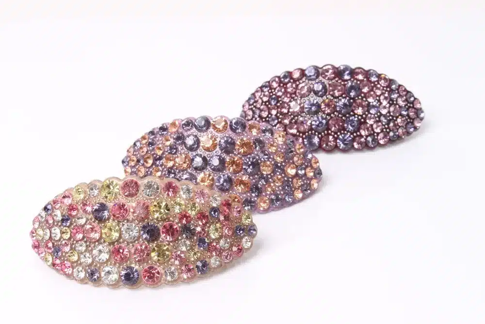 Hot 2016 New High Quality Hair jewelry Acrylic Austria Rhinestone Crystal Hair Barrette for Women Clips for Hair Hairpins AA30 12
