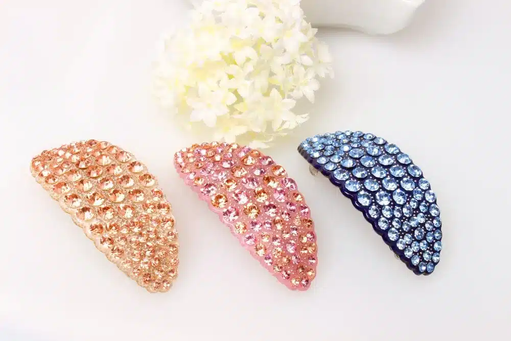 Hot 2016 New High Quality Hair jewelry Acrylic Austria Rhinestone Crystal Hair Barrette for Women Clips for Hair Hairpins AA30 14