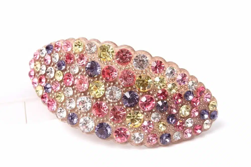 Hot 2016 New High Quality Hair jewelry Acrylic Austria Rhinestone Crystal Hair Barrette for Women Clips for Hair Hairpins AA30 26
