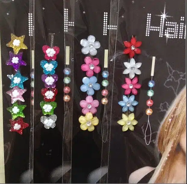 Newest Gem hair extension hair jewelry crystal flash trendy bride hair maker colorful decoration acrylic glass stone women girls 5