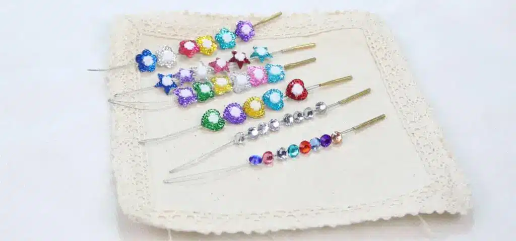 Newest Gem hair extension hair jewelry crystal flash trendy bride hair maker colorful decoration acrylic glass stone women girls 10