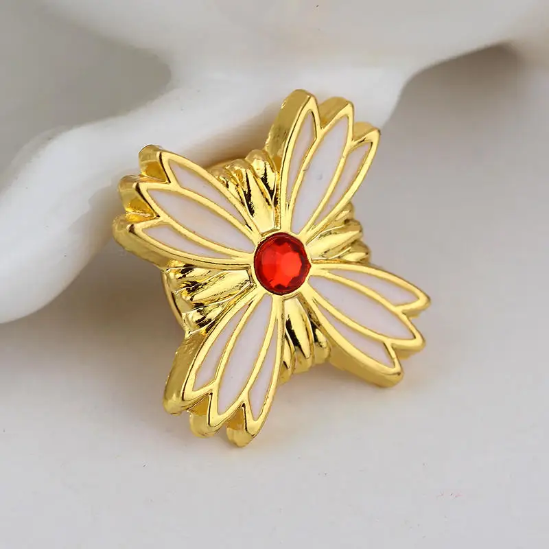 Japan Sitcom Hero Phoenix Wright Ace Attorney Badge Lawyer Prosecutor Judge Metal Badge Suit Pin Brooch 11