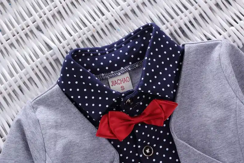 Hot Sales Infant Baby Boys Sets Red Plaid Long-sleeved Shirt+ Pants 2pcs Outfits Toddlers Bow Tie Set Clothes 2017 Spring 21