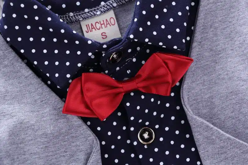 Hot Sales Infant Baby Boys Sets Red Plaid Long-sleeved Shirt+ Pants 2pcs Outfits Toddlers Bow Tie Set Clothes 2017 Spring 22