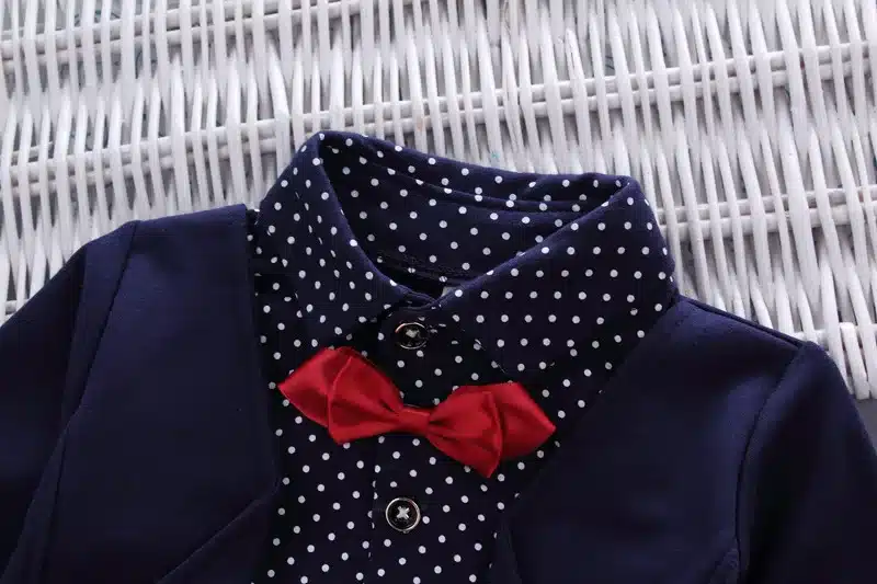 Hot Sales Infant Baby Boys Sets Red Plaid Long-sleeved Shirt+ Pants 2pcs Outfits Toddlers Bow Tie Set Clothes 2017 Spring 33