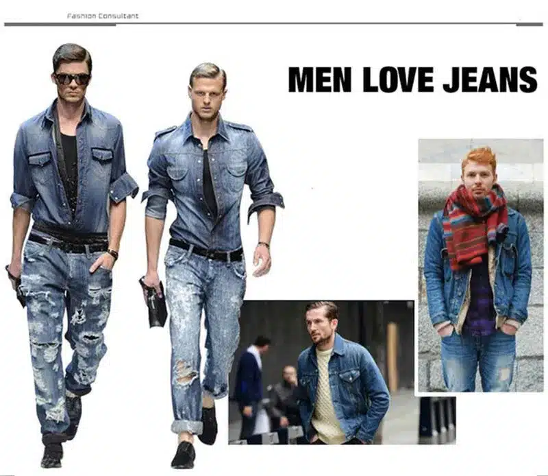 Famous Dsel Brand Fashion Designer Jeans Men Straight Dark Blue Color Printed Mens Jeans Ripped Jeans,100% Cotton 6