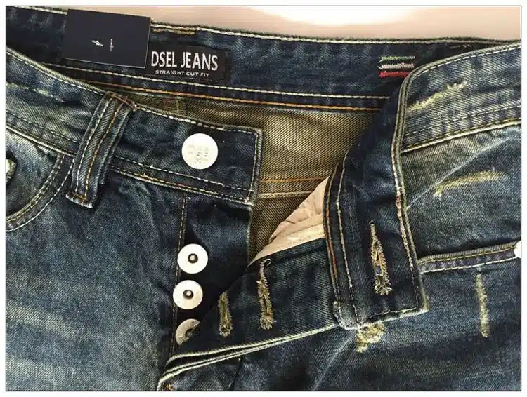 Famous Dsel Brand Fashion Designer Jeans Men Straight Dark Blue Color Printed Mens Jeans Ripped Jeans,100% Cotton 11