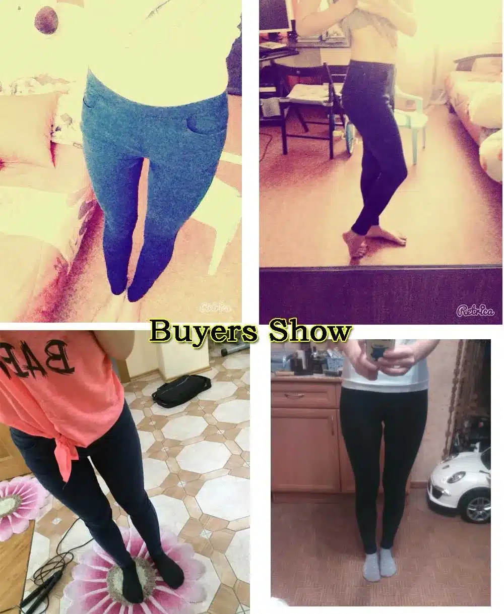 BIVIGAOS Women Jeans Leggings Casual Fashion Skinny Slim Washed Jeggings Thin High Elastic Denim Legging Pencil Pants For Women 22
