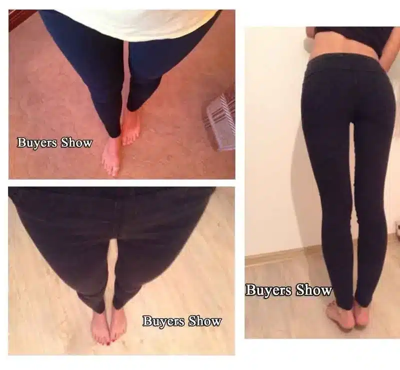 BIVIGAOS Women Jeans Leggings Casual Fashion Skinny Slim Washed Jeggings Thin High Elastic Denim Legging Pencil Pants For Women 28
