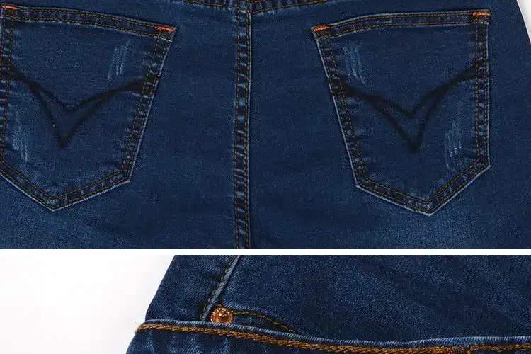 2017 Spring Summer Womens Stretch Skinny Highwaiste Jeans Woman Plus Size 4XL 5XL 6XL 7XL Pencil Pants High Waisted Jeans Mujer 25