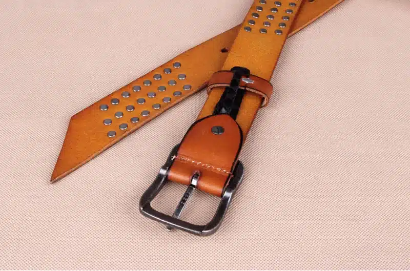 FAJARINA Quality 38mm Unique Design Fashion Unisex Retro Belt Scaly Hip Hop Belts for Men Women Jean Mens Geunine Leather NW0039 21