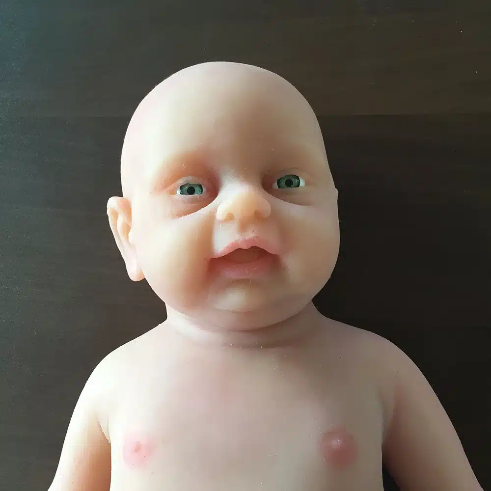IVITA 18 Inch Realistic Reborn Baby Boy Doll Lifelike Baby Toy FULL BODY SILICONE 7