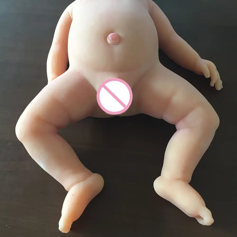 IVITA 18 Inch Realistic Reborn Baby Boy Doll Lifelike Baby Toy FULL BODY SILICONE 10