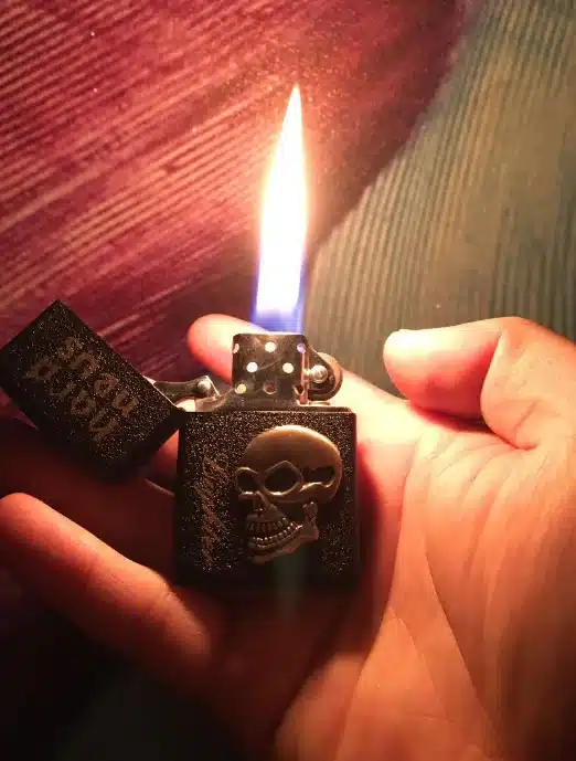 Universal Frosted lighters flints stone petrol matte oil lighters Men lighters Personal Retro Metal skull Cigarette lighters 5
