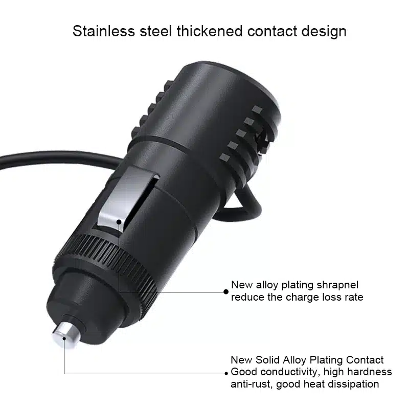 MEIDI Car Charger Cigarette Lighter 12V 120W Dual USB Car Charger Adapter Socket Splitter With Voltage LED Display for iPhone6 7 7