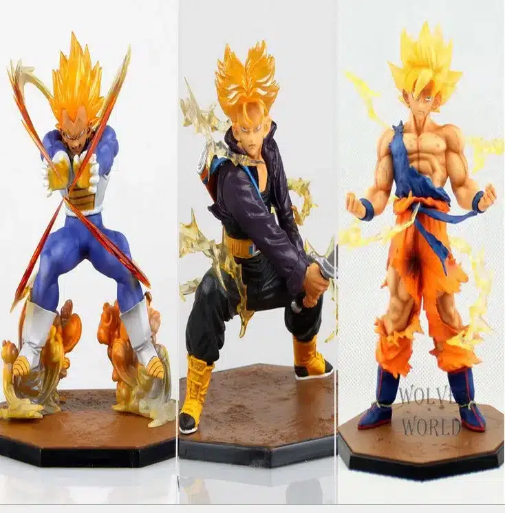 Anime Dragon Ball Z Goku Fighers Super Saiyan Prince Vegeta Manga Trunks Son Gokou Gohan Action Figure Model Collection Toy Gift 10