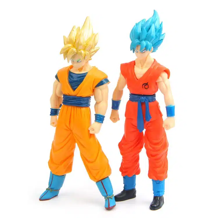 Dragon ball Z Super Saiyan Goku Vegeta figuras 2017 New Dragon ball Z Dragonball action figure son of goku vegeta model figurine 4