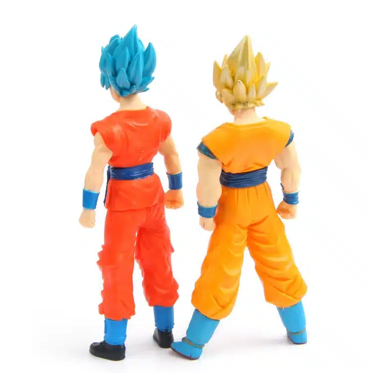 Dragon ball Z Super Saiyan Goku Vegeta figuras 2017 New Dragon ball Z Dragonball action figure son of goku vegeta model figurine 6