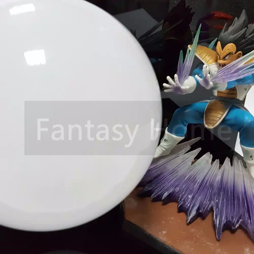 Dragon Ball Z Action Figure Vegeta Kamehameha Display Toy Dragonball Z Vegeta Figuras Dragon DBZ With Base And Bulb DIY32 16