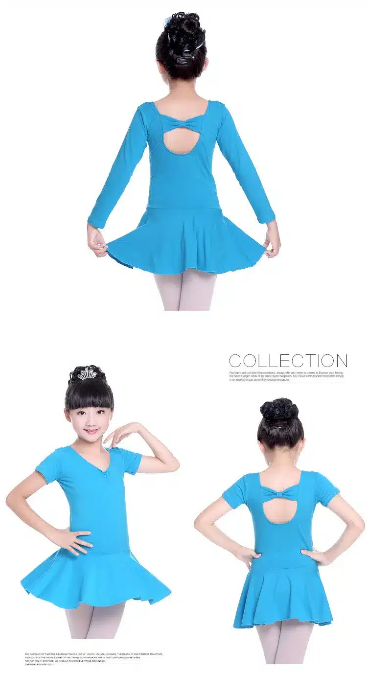Child Professional Gymnastics Ballet Leotard Tutu Dress Dance Costumes for Girls Ballerina Dancing Clothes Dancer Wear Clothing 14