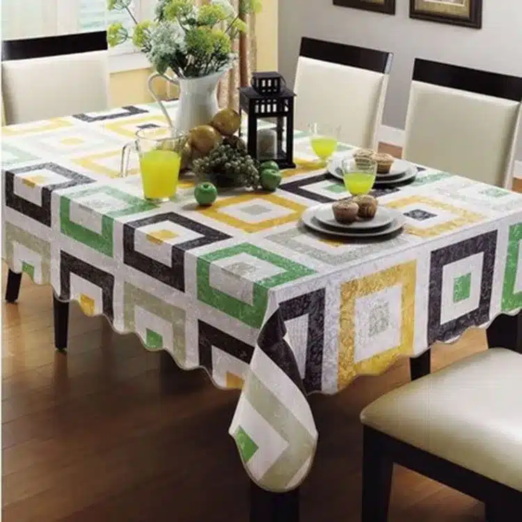 PVC Party Table Cloth Plastic Waterproof Oilproof Toalhas De Mesa Square TableCloth Printed Nappe Table Cover Overlay 3